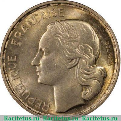 50 франков (francs) 1952 года  Франция