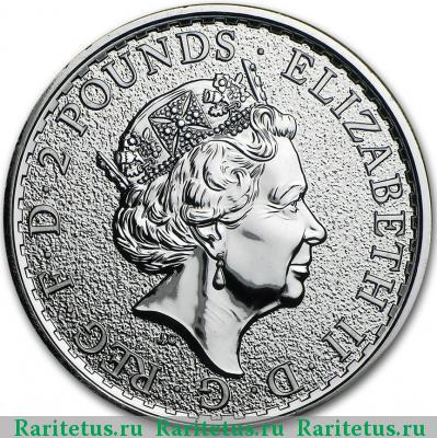 2 фунта (pounds) 2016 года  Великобритания