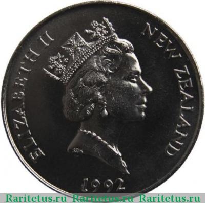 5 долларов (dollars) 1992 года  Кук Новая Зеландия