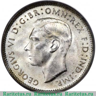 6 пенсов (pence) 1939 года   Австралия