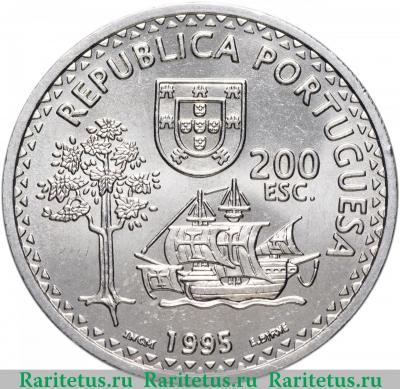 200 эскудо (escudos) 1995 года  Солор и Тимор Португалия