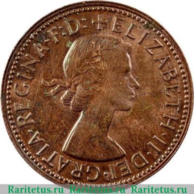 1/2 пенни (penny) 1963 года   Австралия