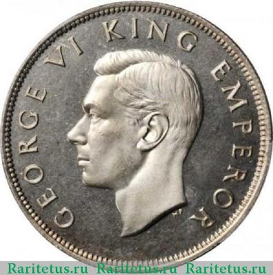 1/2 кроны (crown) 1940 года   Новая Зеландия