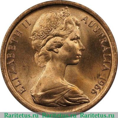 1 цент (cent) 1966 года   Австралия