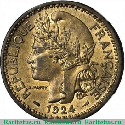 2 франка (francs) 1924 года   Того