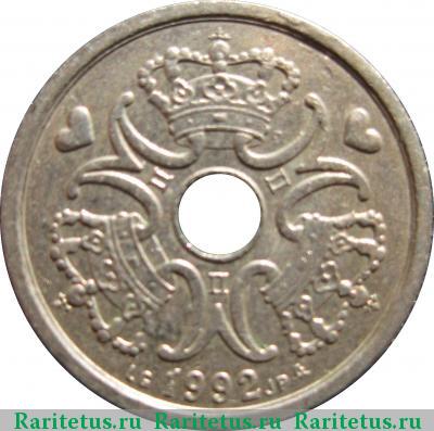 1 крона (krone) 1992 года  Дания