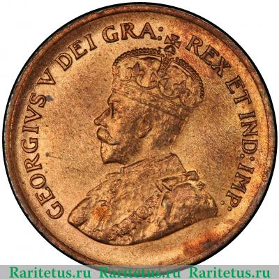 1 цент (cent) 1932 года   Канада
