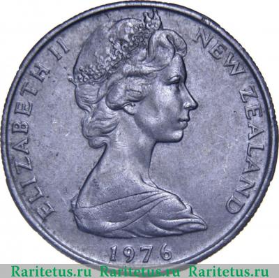 50 центов (cents) 1976 года   Новая Зеландия
