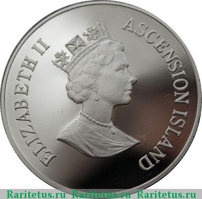50 пенсов (pence) 1995 года   Остров Вознесения proof