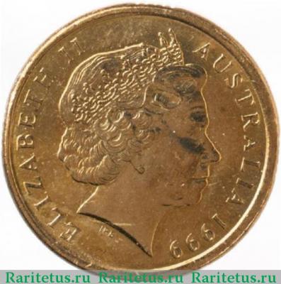 2 доллара (dollars) 1999 года   Австралия
