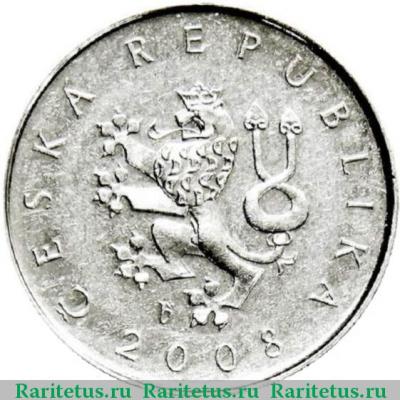 1 крона (crown) 2008 года   Чехия