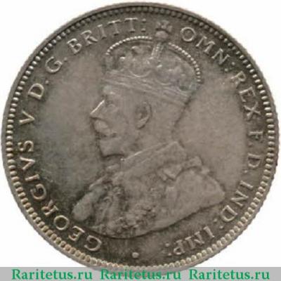 1 шиллинг (shilling) 1918 года   Британская Западная Африка