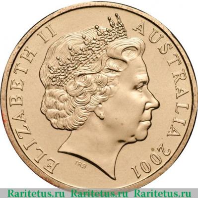 1 доллар (dollar) 2001 года  столетие Австралия