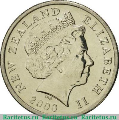 5 центов (cents) 2000 года   Новая Зеландия