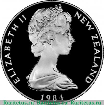 1 доллар (dollar) 1984 года   Новая Зеландия proof
