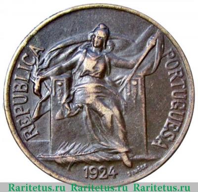 1 эскудо (escudo) 1924 года   Португалия