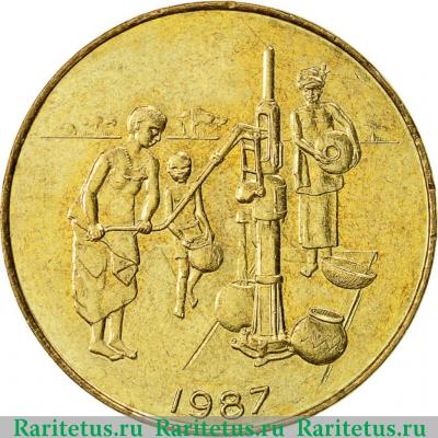 10 франков (francs) 1987 года   Западная Африка (BCEAO)