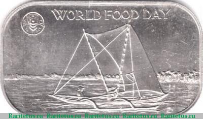 Реверс монеты 1 паанга (pa'anga) 1981 года  