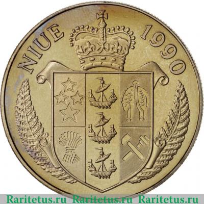 5 долларов (dollars) 1990 года   Ниуэ