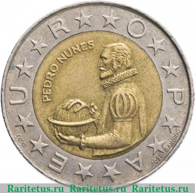 Реверс монеты 100 эскудо (escudos) 2001 года   Португалия