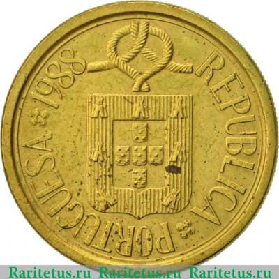 10 эскудо (escudos) 1988 года   Португалия