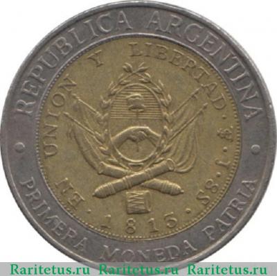 1 песо (peso) 1995 года B PROVINGIAS Аргентина