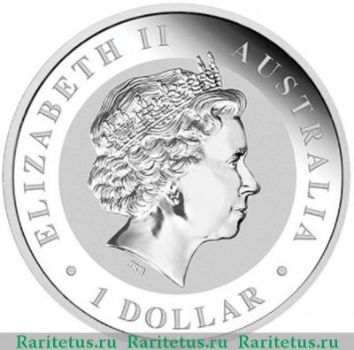 1 доллар (dollar) 2010 года  кукабура Австралия