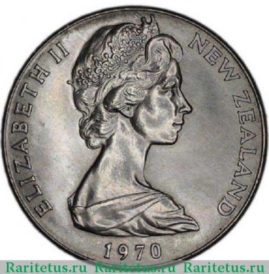 1 доллар (dollar) 1970 года  острова Новая Зеландия