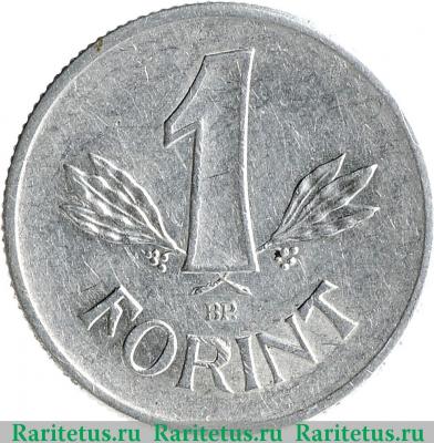 Реверс монеты 1 форинт (forint) 1975 года   Венгрия