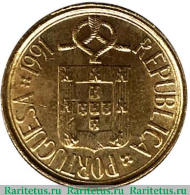 1 эскудо (escudo) 1991 года   Португалия