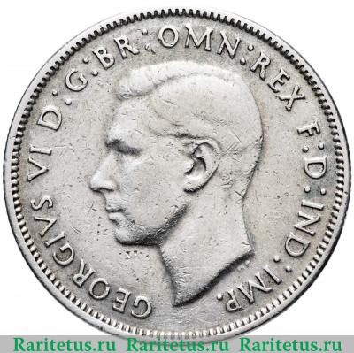 1 флорин (florin, 2 шиллинга) 1942 года   Австралия