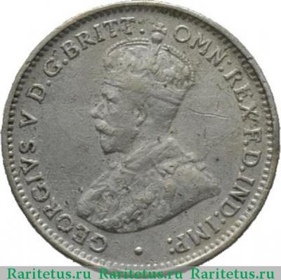 3 пенса (pence) 1921 года M  Австралия
