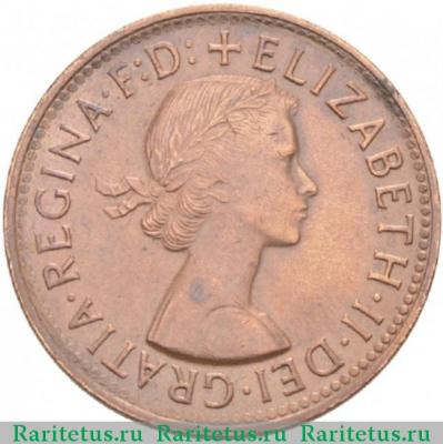 1/2 пенни (penny) 1960 года   Австралия