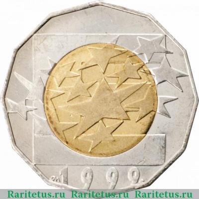 25 кун (kuna) 1999 года   Хорватия