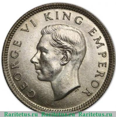 6 пенсов (pence) 1943 года   Новая Зеландия