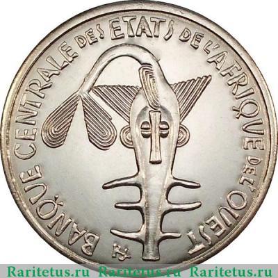 100 франков (francs) 2012 года   Западная Африка (BCEAO)