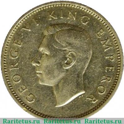 1 шиллинг (shilling) 1946 года   Новая Зеландия