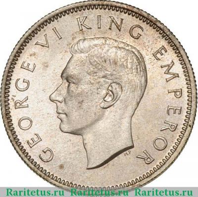 1 шиллинг (shilling) 1945 года   Новая Зеландия