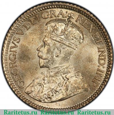 10 центов (cents) 1913 года   Канада