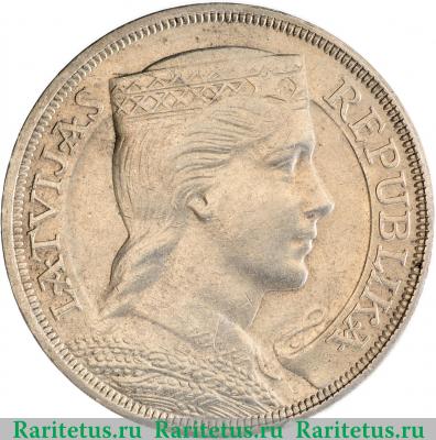 5 латов (lati) 1931 года   Латвия