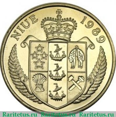 5 долларов (dollars) 1989 года  Дуглас Макартур Ниуэ