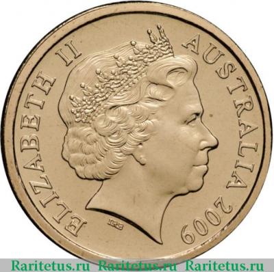 2 доллара (dollars) 2009 года   Австралия