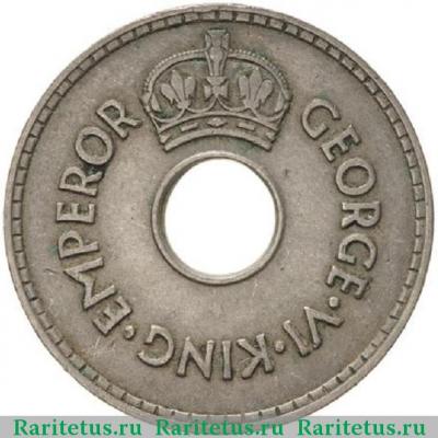 1 пенни (penny) 1941 года   Фиджи