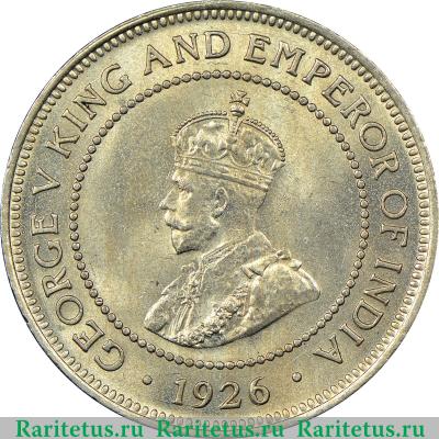 1/2 пенни (half penny) 1926 года   Ямайка