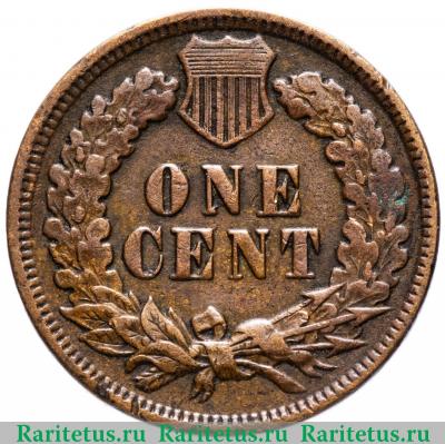 Реверс монеты 1 цент (cent) 1895 года   США