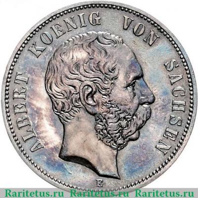 5 марок (mark) 1889 года   Германия (Империя)