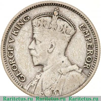 6 пенсов (pence) 1935 года   Фиджи