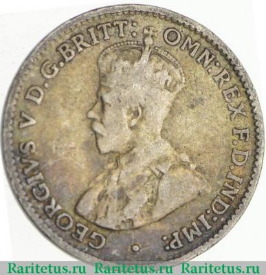 3 пенса (pence) 1925 года   Австралия