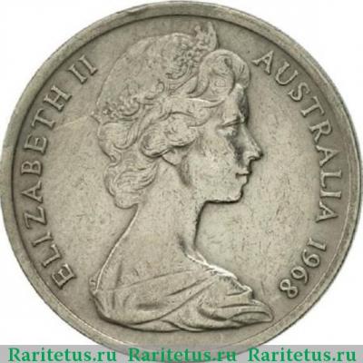 5 центов (cents) 1968 года   Австралия