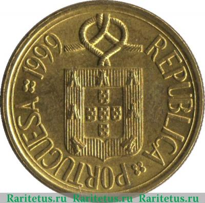 5 эскудо (escudos) 1999 года   Португалия
